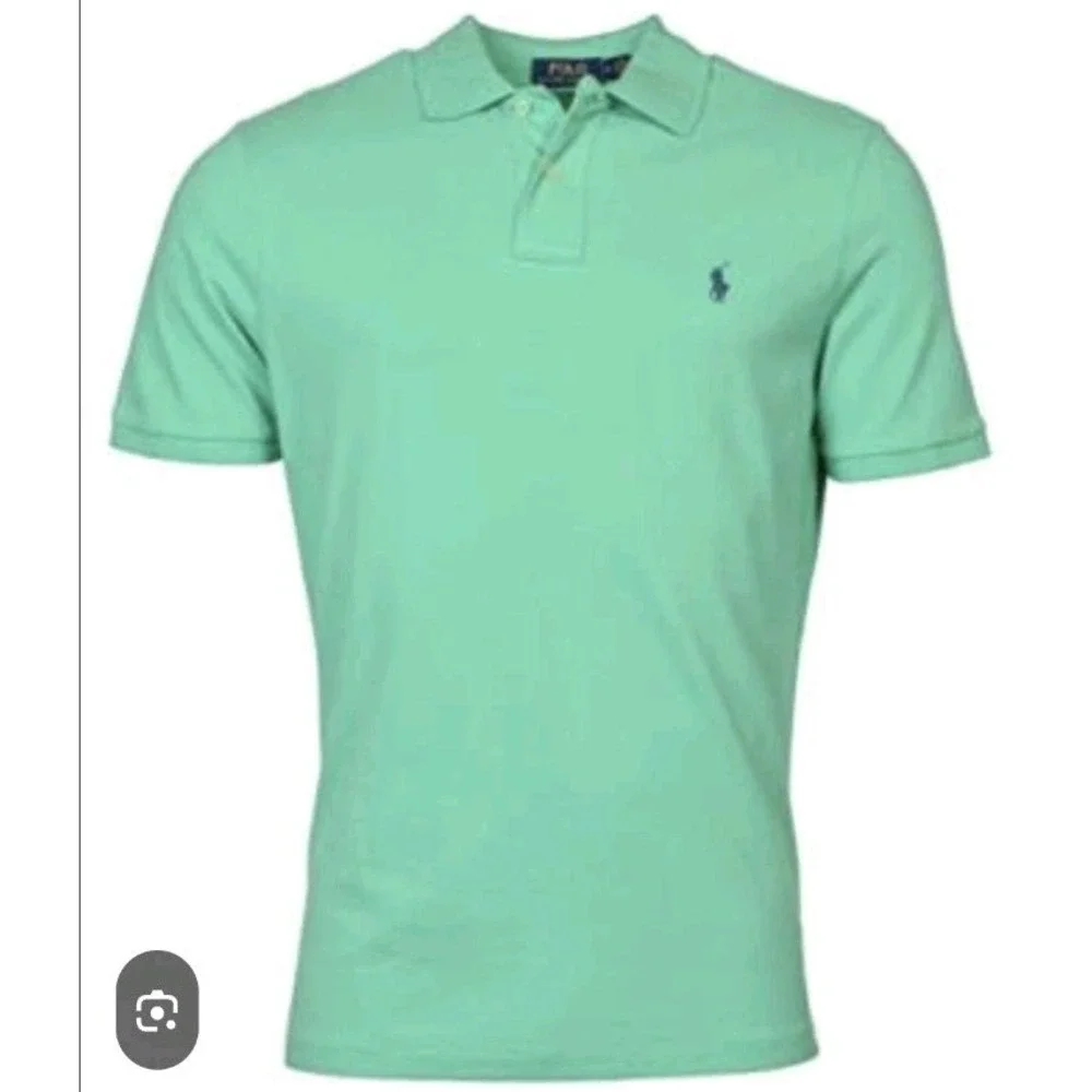 Polo Ralph Lauren Classic Fit Mens Polo Shirt Green Size Medium Golf‎ Sports